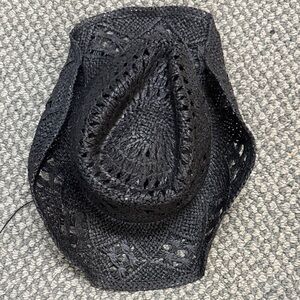 Garage Black Crochet Hat